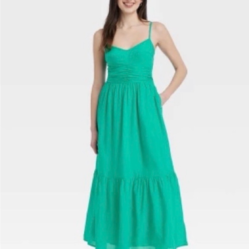 Universal Threads | Spring Green Maxi Dress NWT - image 1